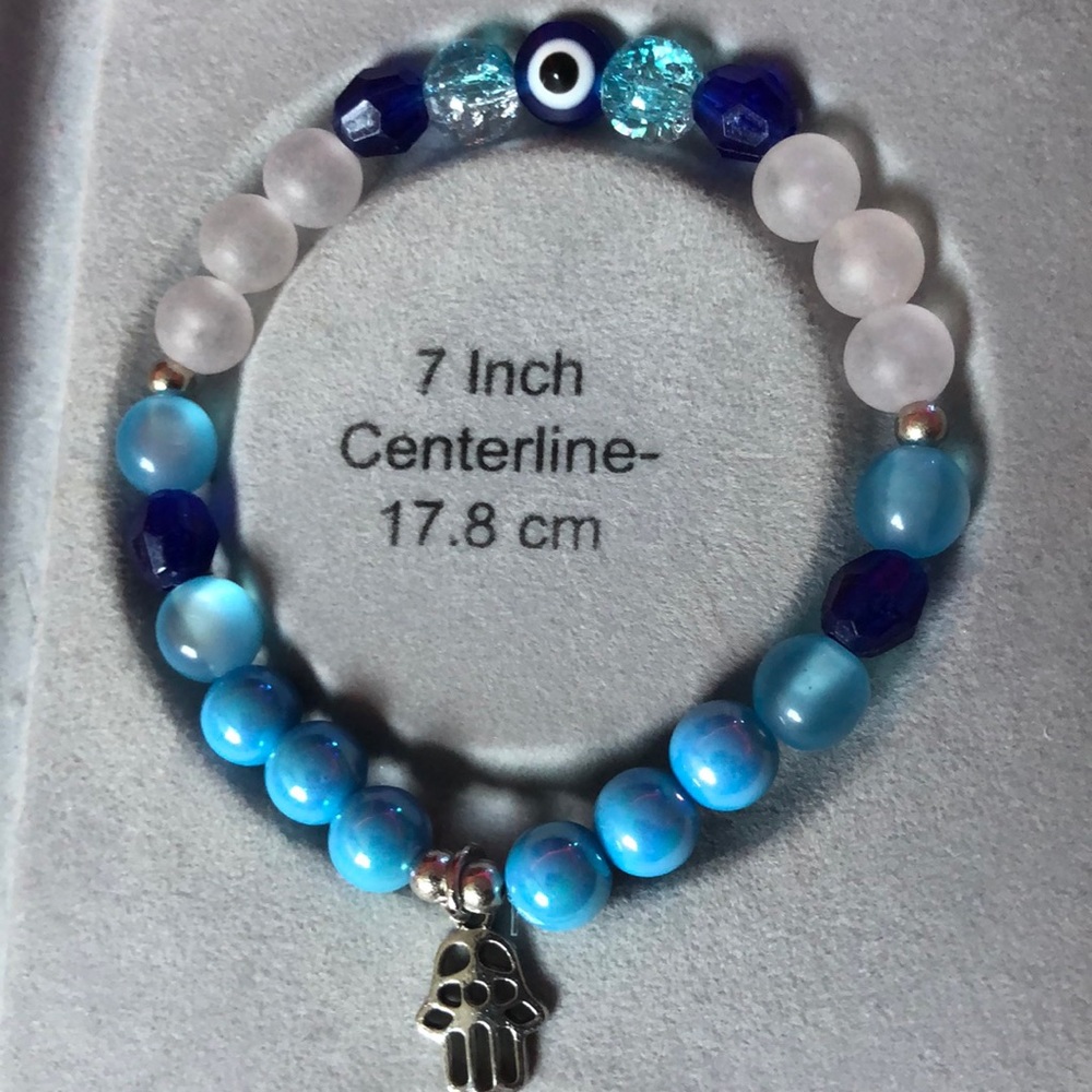 Pink Evil Eye Bracelet and Blue Evil Eye Bracelet